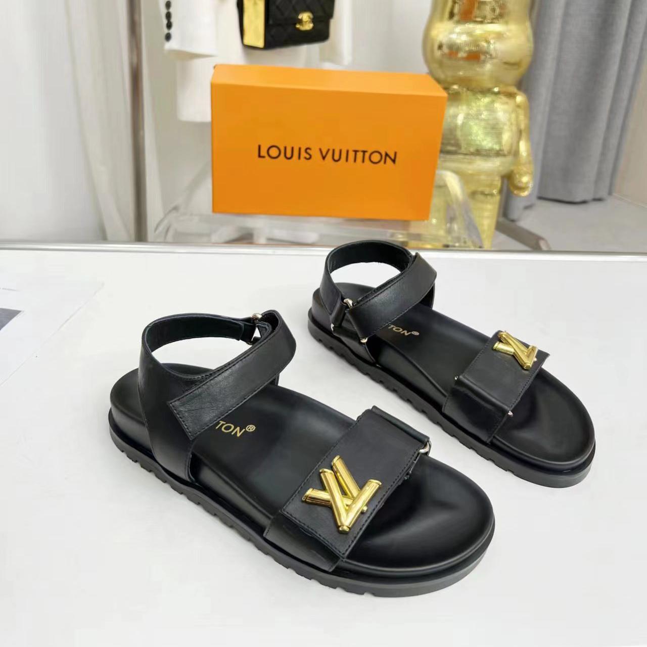 Louis Vuitton LV Sunset Comfort Flat Sandal   1ABW6W - DopestKickz