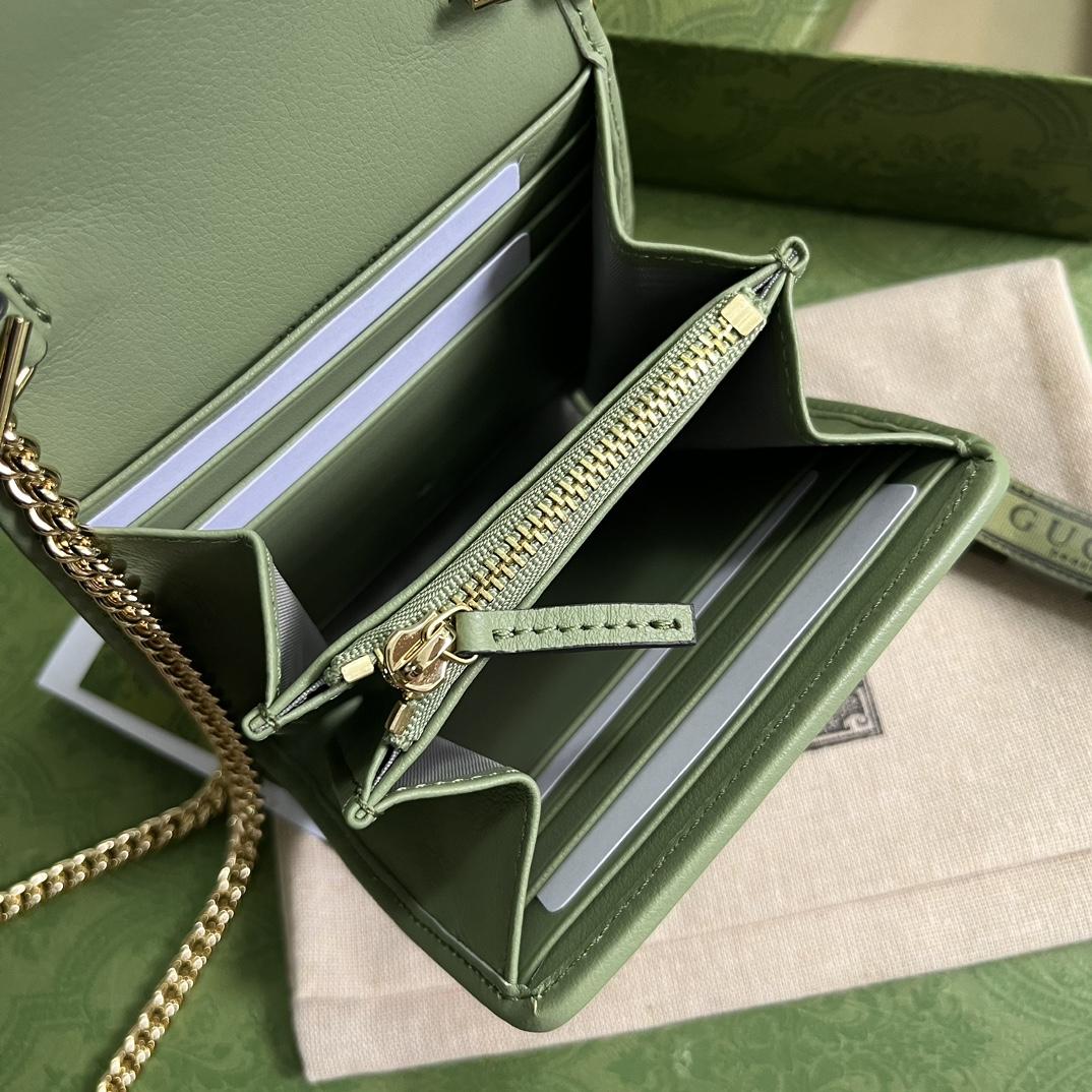 Gucci Blondie Medium Chain Wallet(12.5-11-2.5cm) - DopestKickz