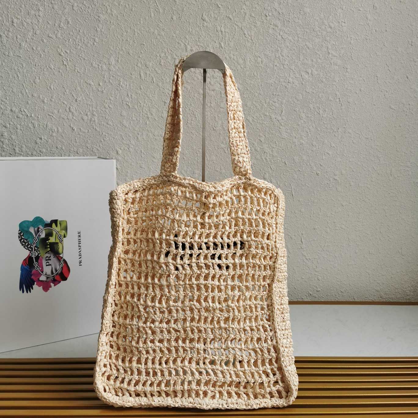 Prada Crochet Tote Bag - DopestKickz