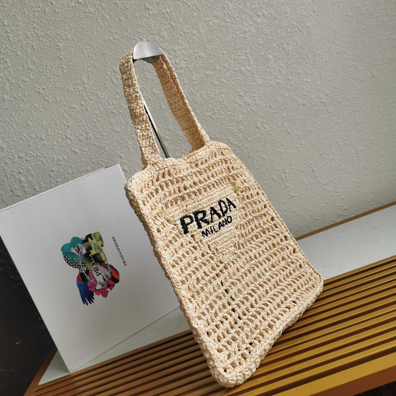 Prada Crochet Tote Bag - DopestKickz