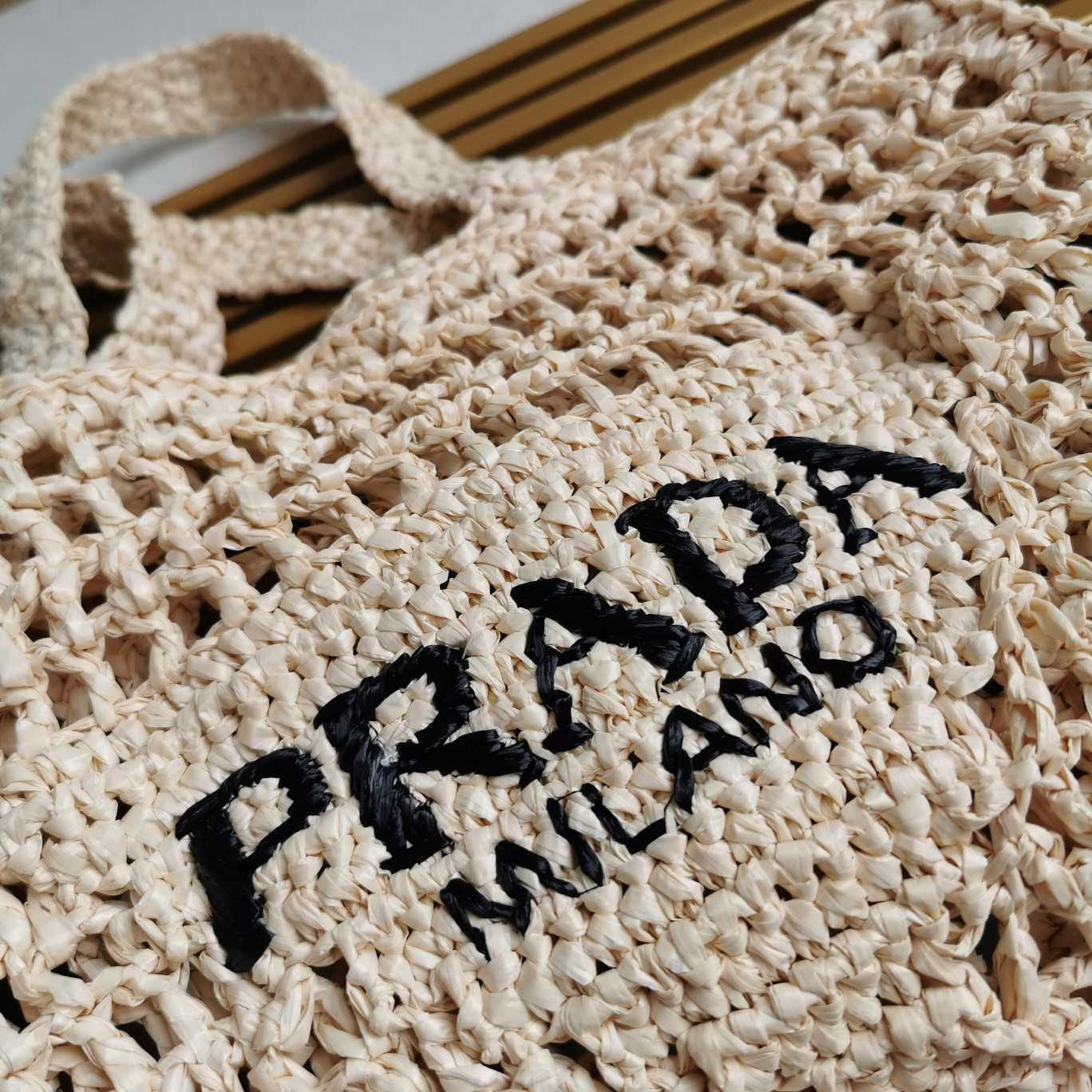 Prada Crochet Tote Bag - DopestKickz