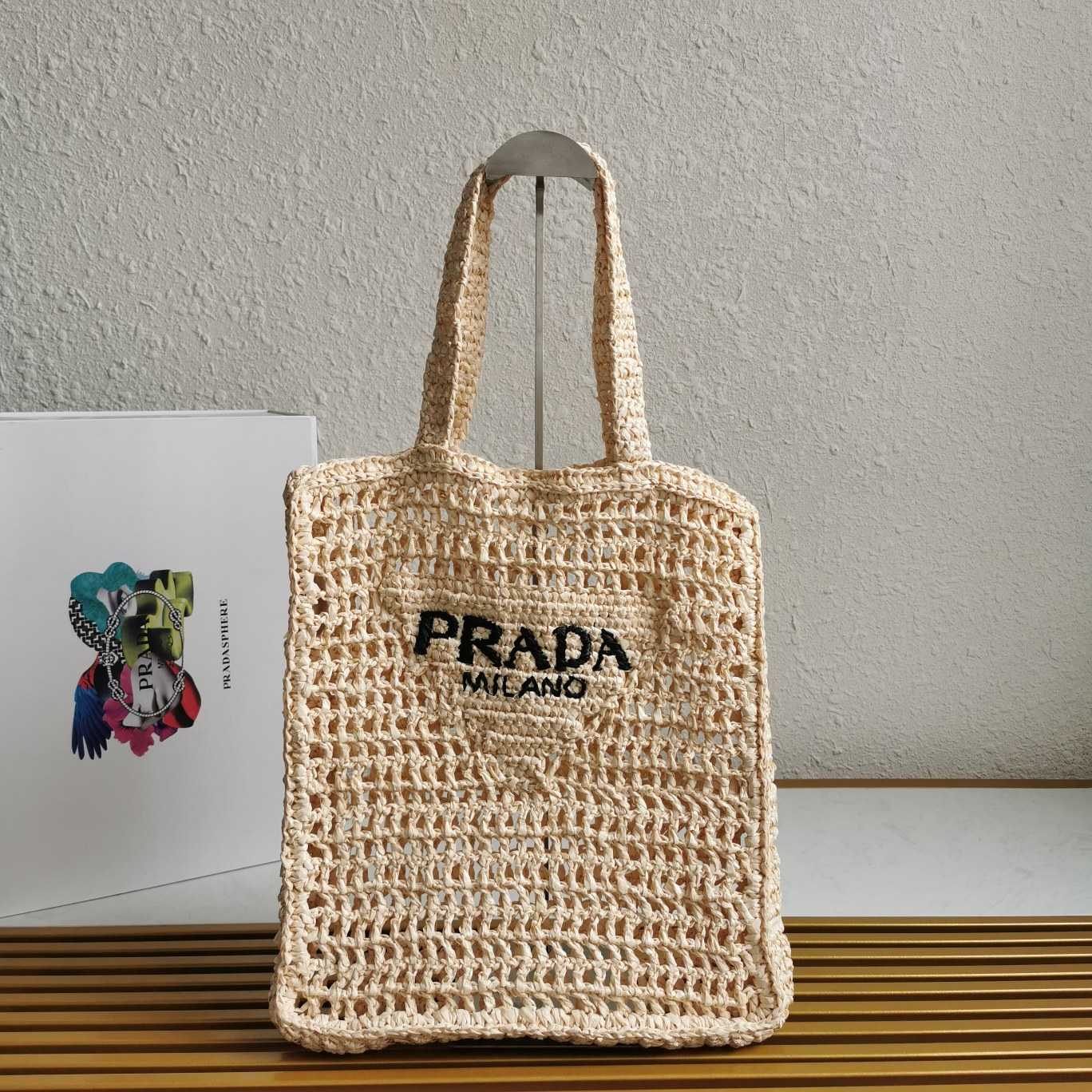 Prada Crochet Tote Bag - DopestKickz