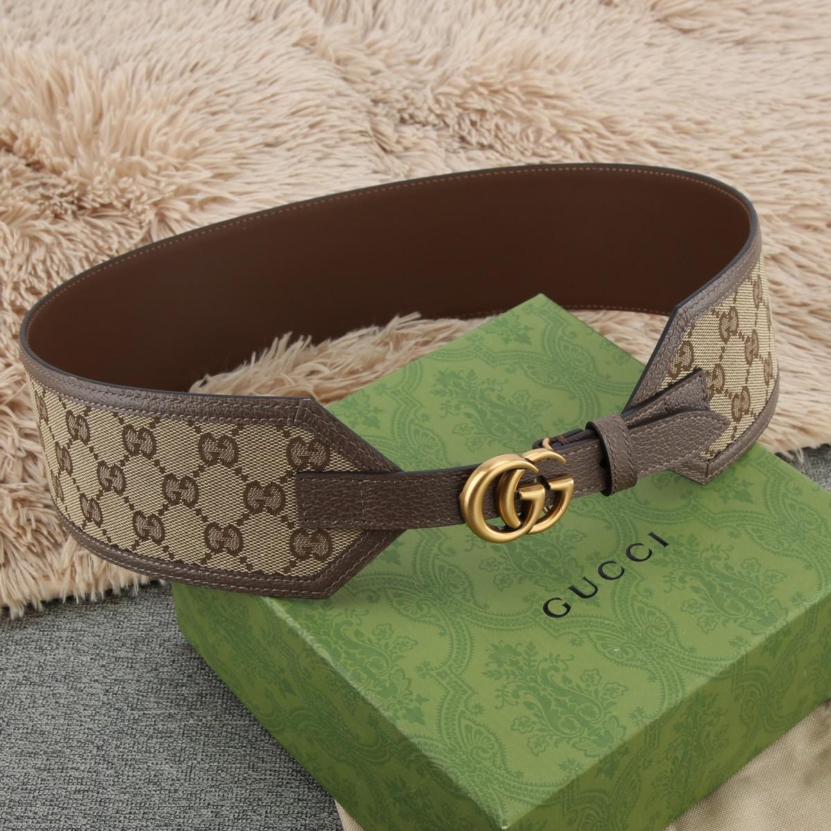 Gucci GG Marmont Wide Belt - DopestKickz