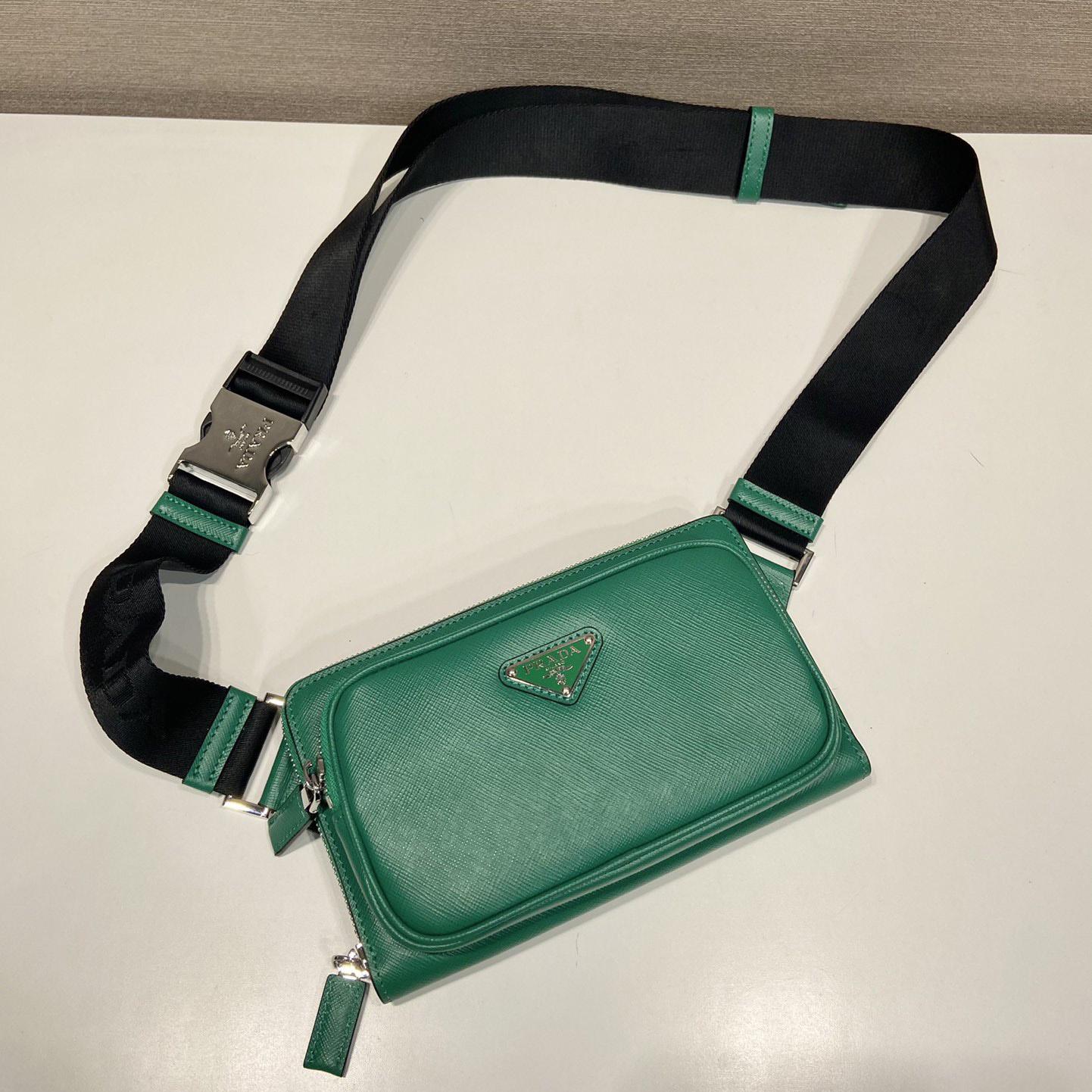 Prada Saffiano Leather Belt Bag - DopestKickz