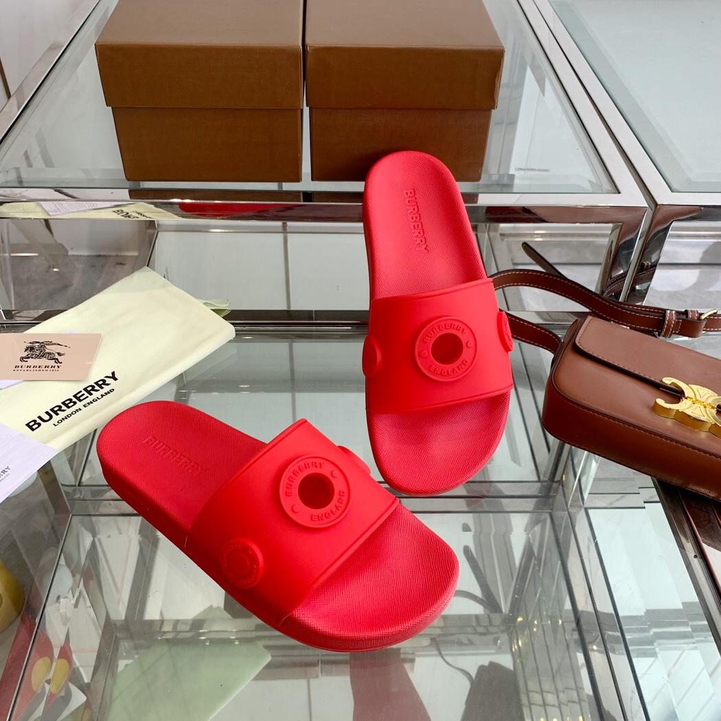 Burberry Eyelet Rubber Slide - DopestKickz