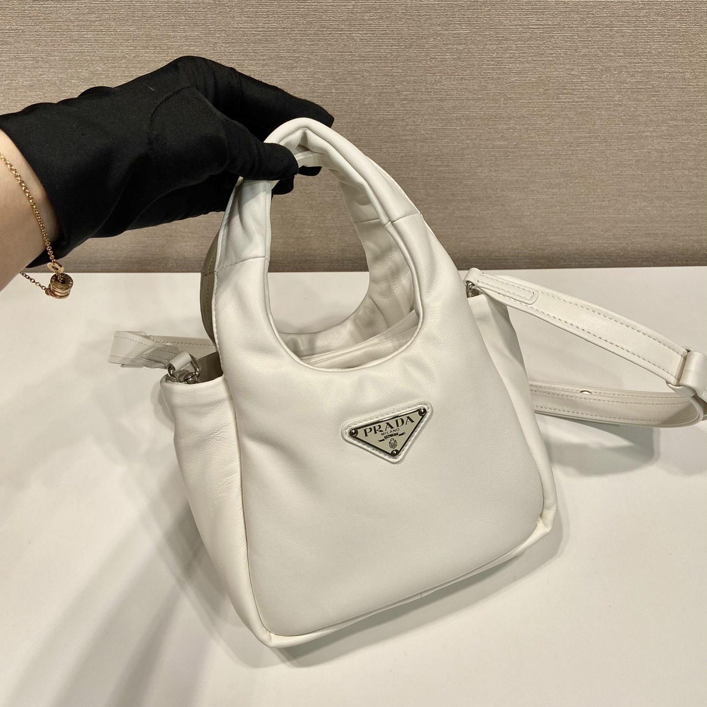 Prada Small padded Prada Soft Nappa-leather Bag - DopestKickz