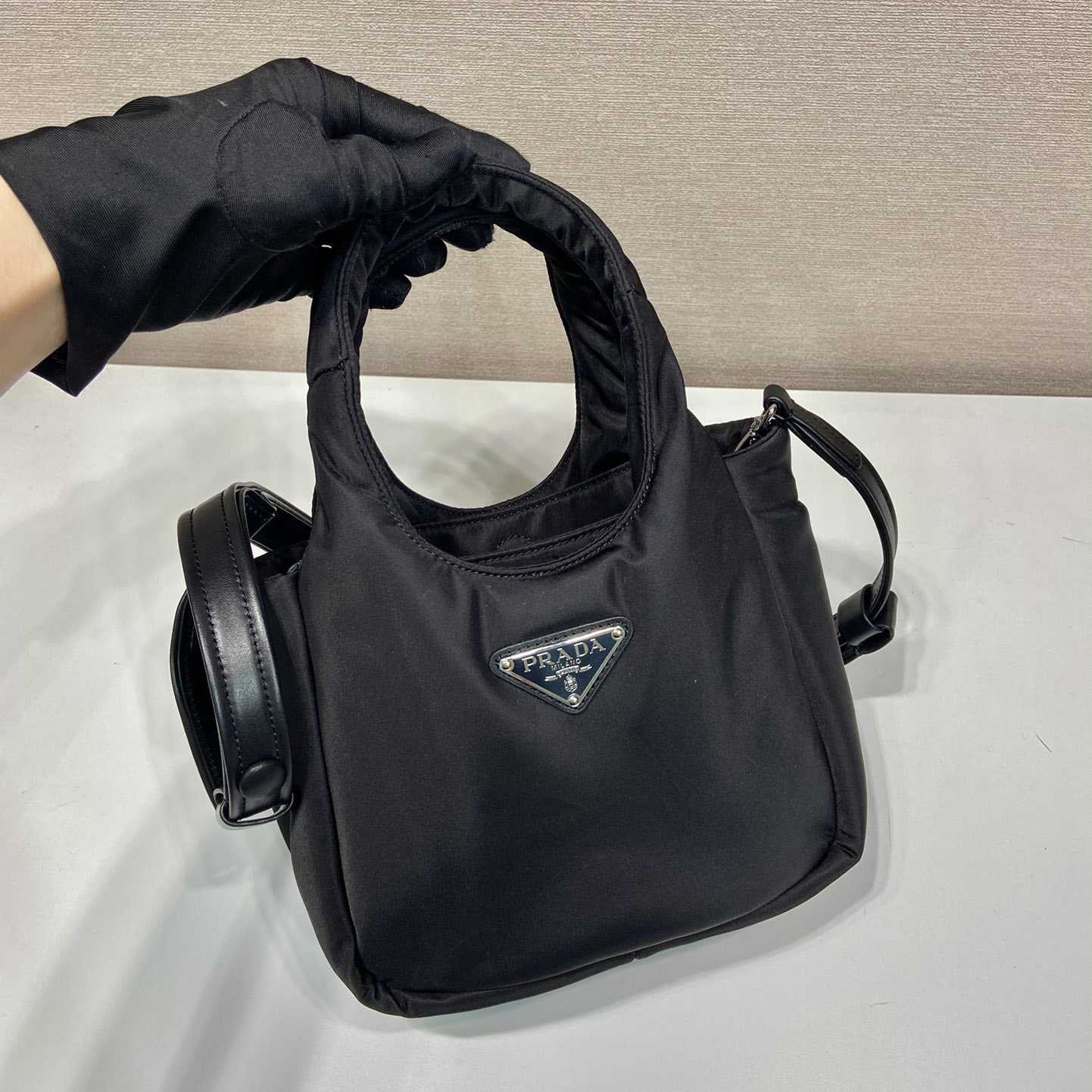 Prada Soft Padded Re-Nylon Mini-bag - DopestKickz