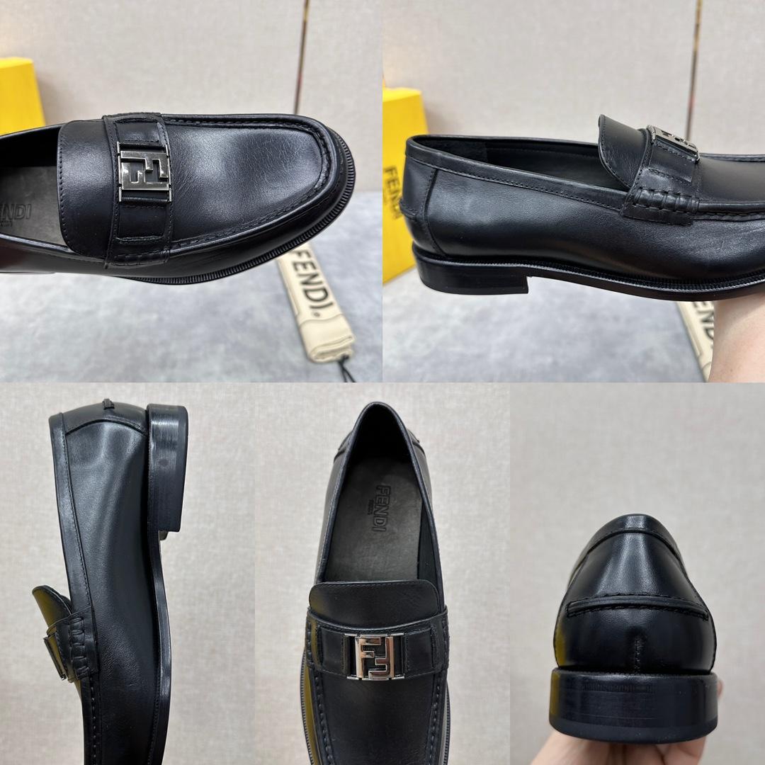 Fendi Men's Black Loafer - DopestKickz