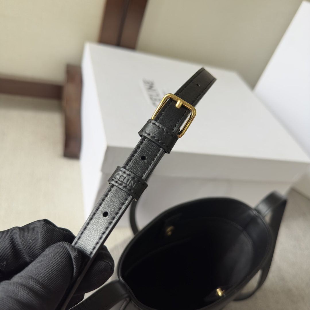 Celine Mini Bucket Cuir Triomphe In Smooth Calfskin  - DopestKickz