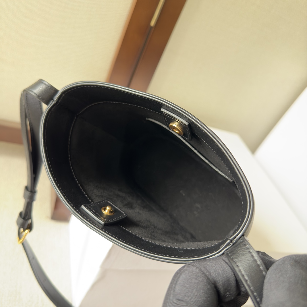 Celine Mini Bucket Cuir Triomphe In Smooth Calfskin  - DopestKickz