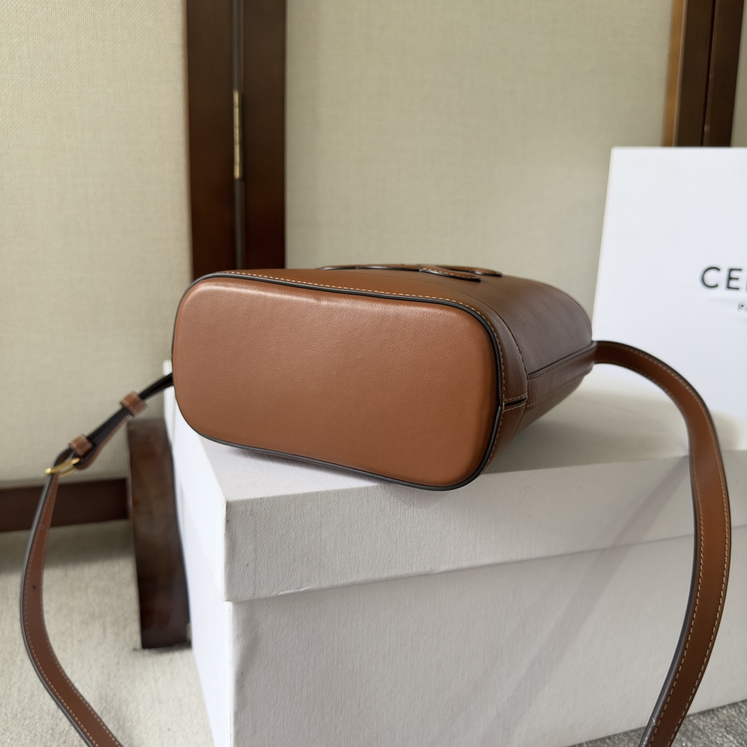 Celine Mini Bucket Cuir Triomphe In Smooth Calfskin  - DopestKickz