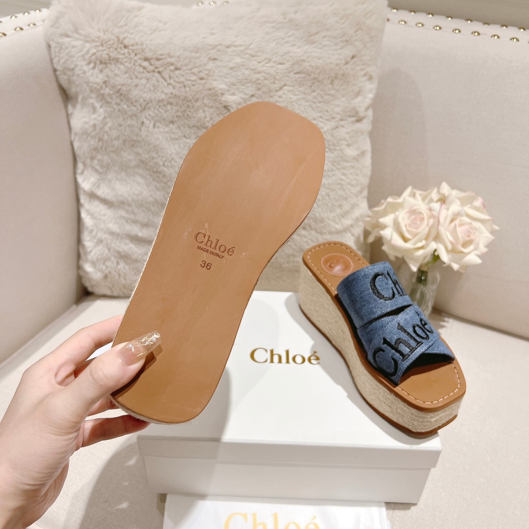 Chloe Woody Wedge Espadrille - DopestKickz