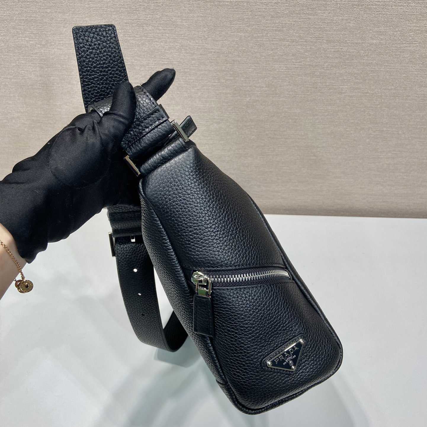 Prada Leather Bag With Shoulder strap - DopestKickz