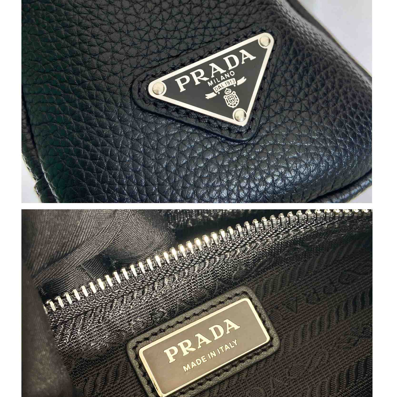 Prada Leather Bag With Shoulder strap - DopestKickz