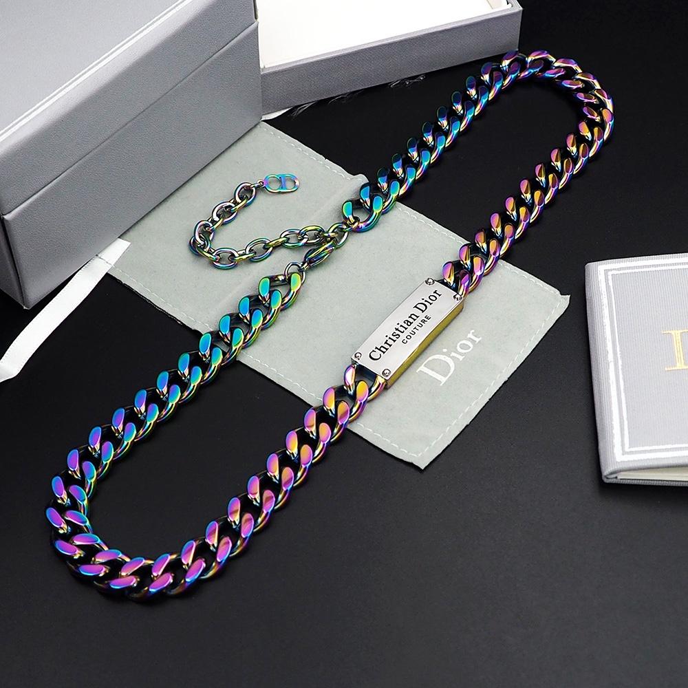 Dior Couture Chain Link Necklace  - DopestKickz