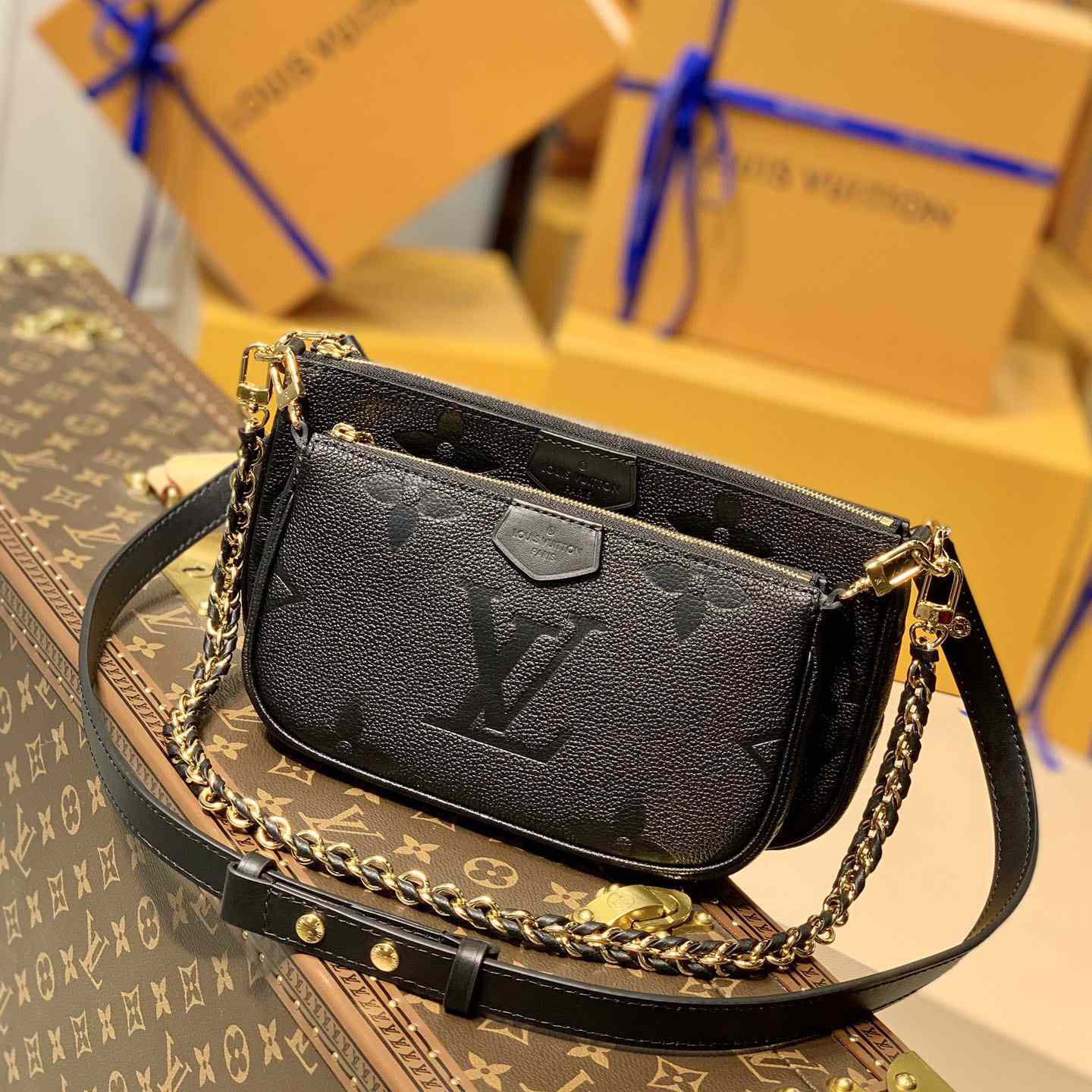 Louis Vuitton Multi Pochette Accessoires   (24 x 13.5 x 4cm) M57631 - DopestKickz