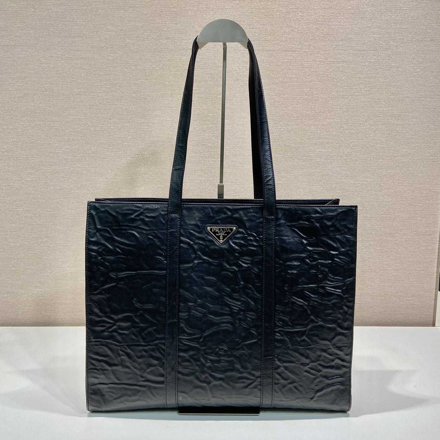Prada Large Antique Nappa Leather Tote - DopestKickz