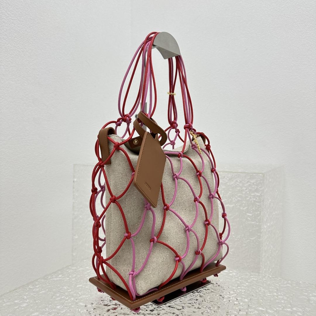 Jacquemus Le Petit Filet Pralu Tote Bag (10x27x21cm) - DopestKickz