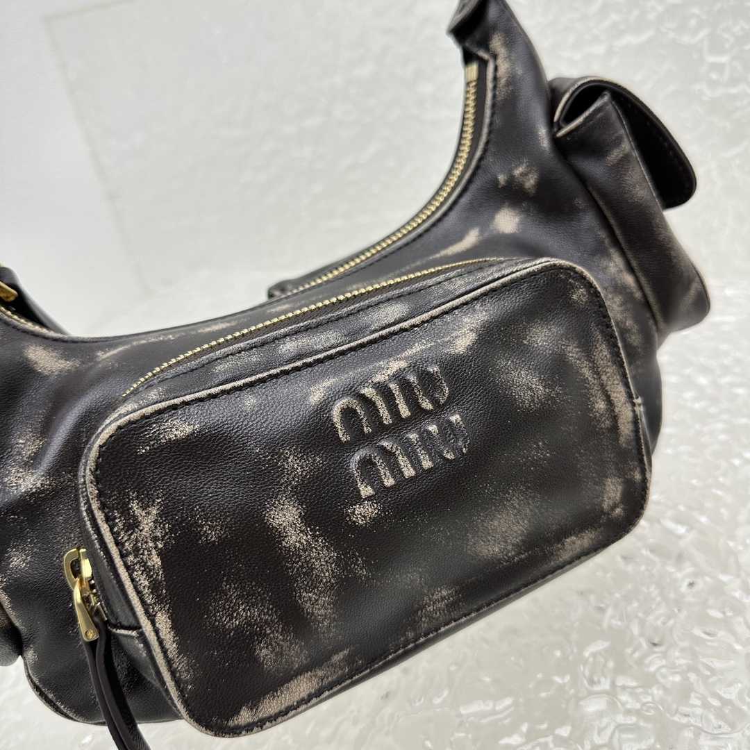 Miu Miu Nappa Leather Hobo Bag - DopestKickz