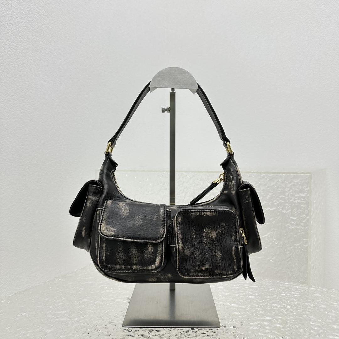 Miu Miu Nappa Leather Hobo Bag - DopestKickz