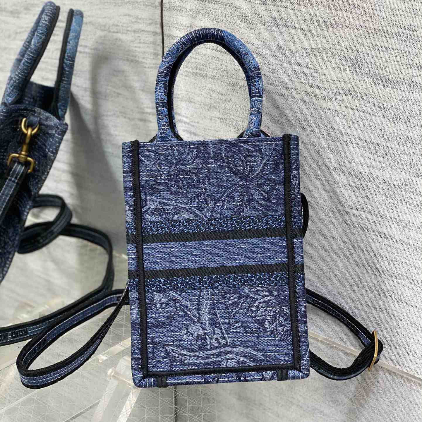 Dior Mini Dior Book Tote Phone Bag - DopestKickz