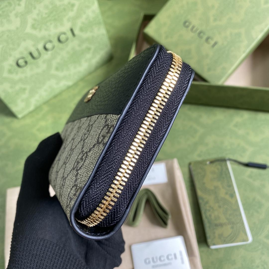Gucci GG Marmont Zip Around Wallet(19-10-3.5cm)    - DopestKickz