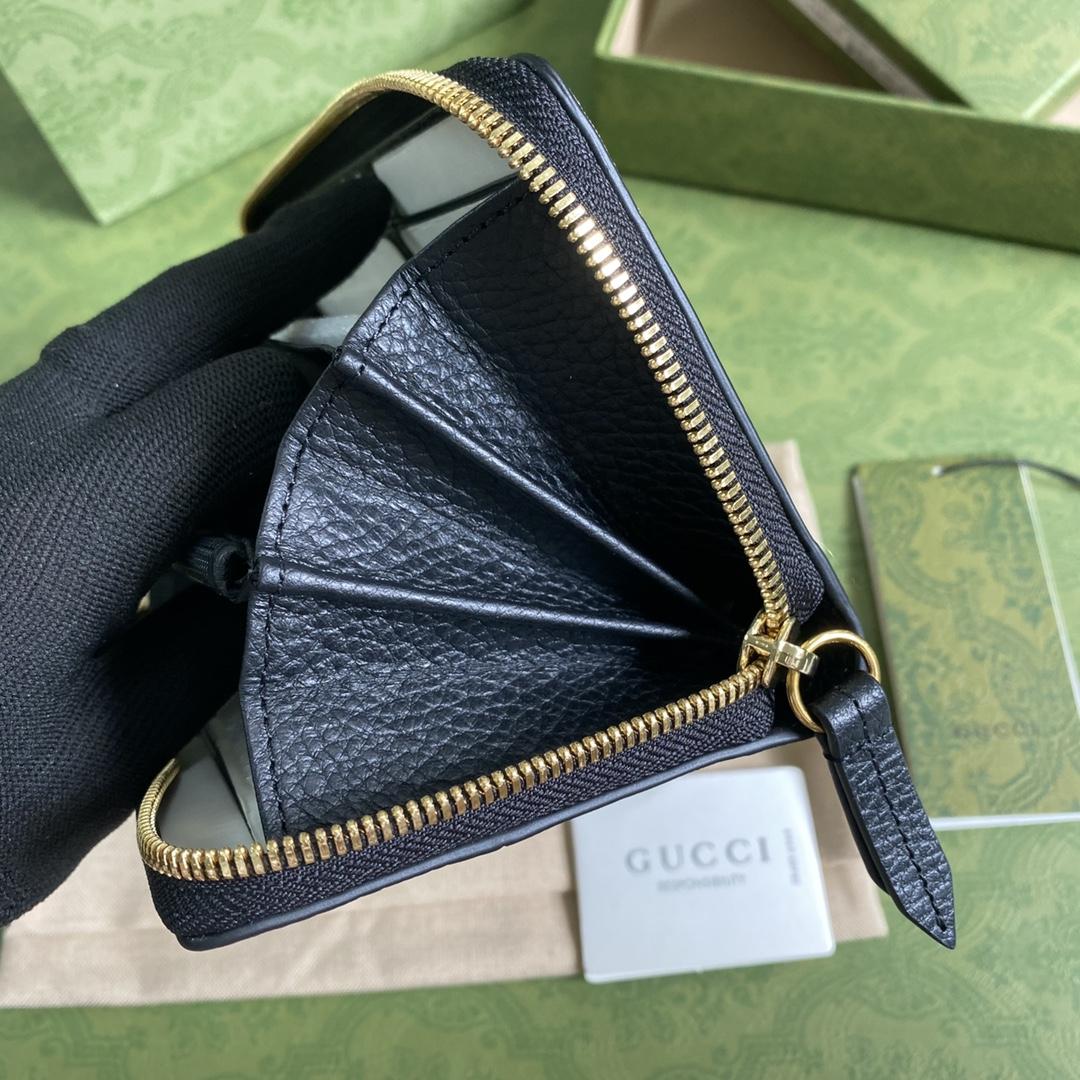 Gucci GG Marmont Zip Around Wallet(19-10-3.5cm)    - DopestKickz