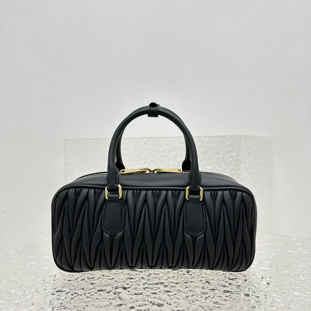 Miu Miu Arcadie Matelassé Nappa Leather Bag - DopestKickz