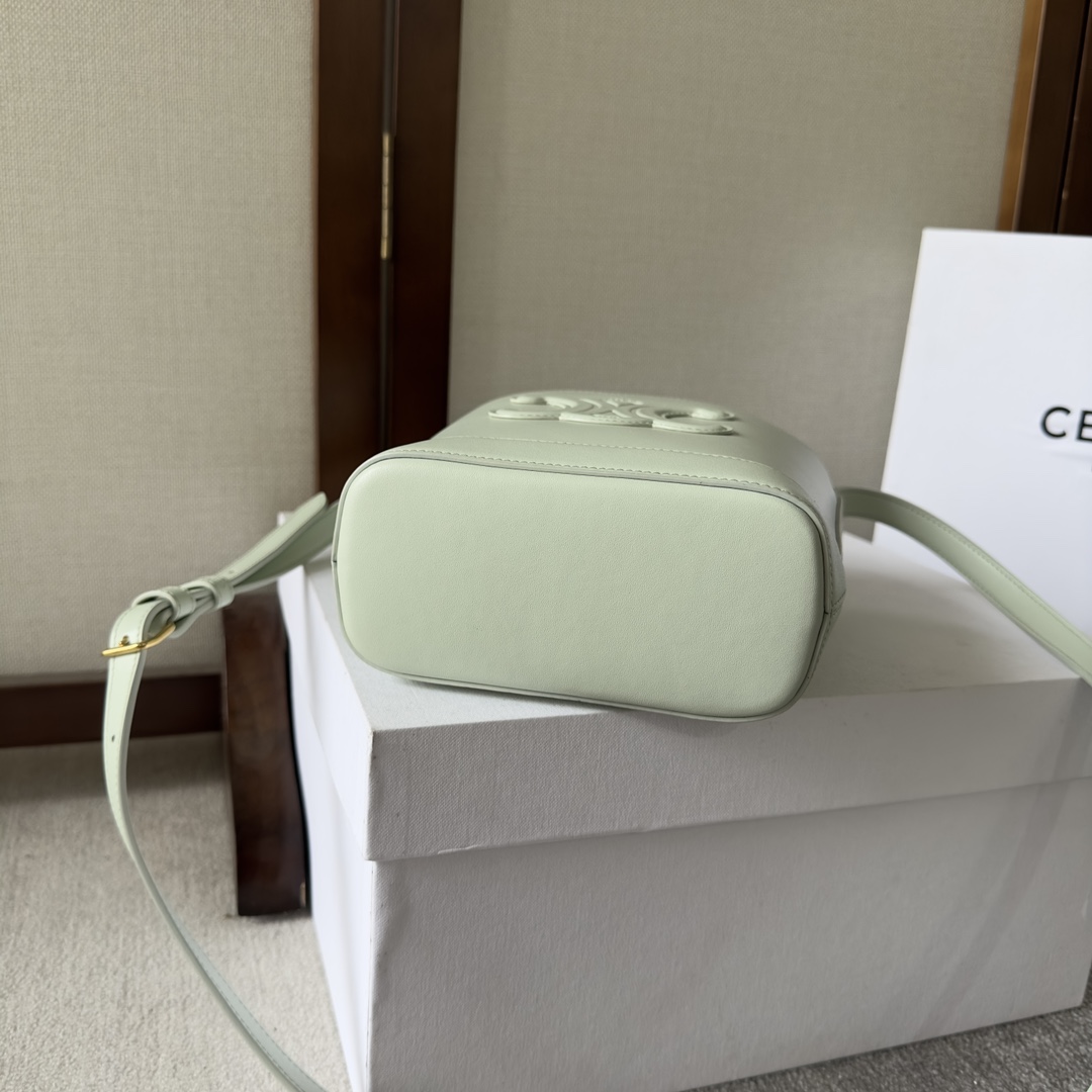 Celine Mini Bucket Cuir Triomphe In Smooth Calfskin  - DopestKickz