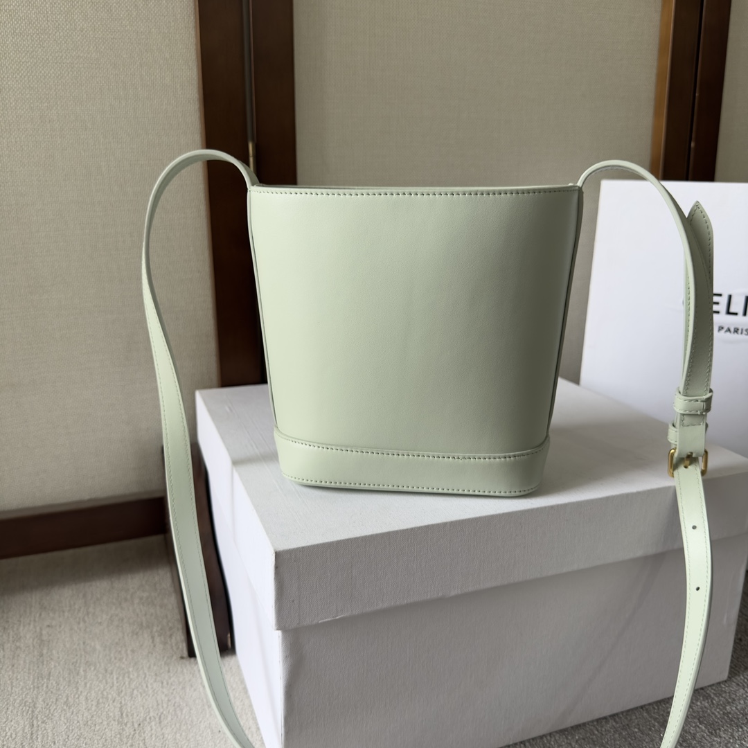 Celine Mini Bucket Cuir Triomphe In Smooth Calfskin  - DopestKickz