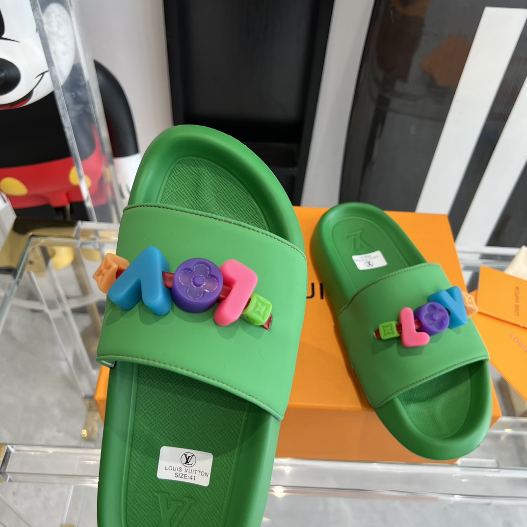 Louis Vuitton Pool Pillow Flat Comfort Mule Sandals - DopestKickz