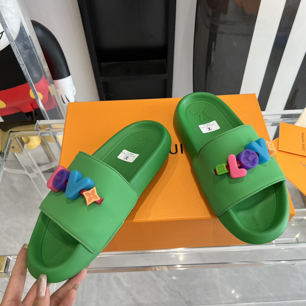 Louis Vuitton Pool Pillow Flat Comfort Mule Sandals - DopestKickz