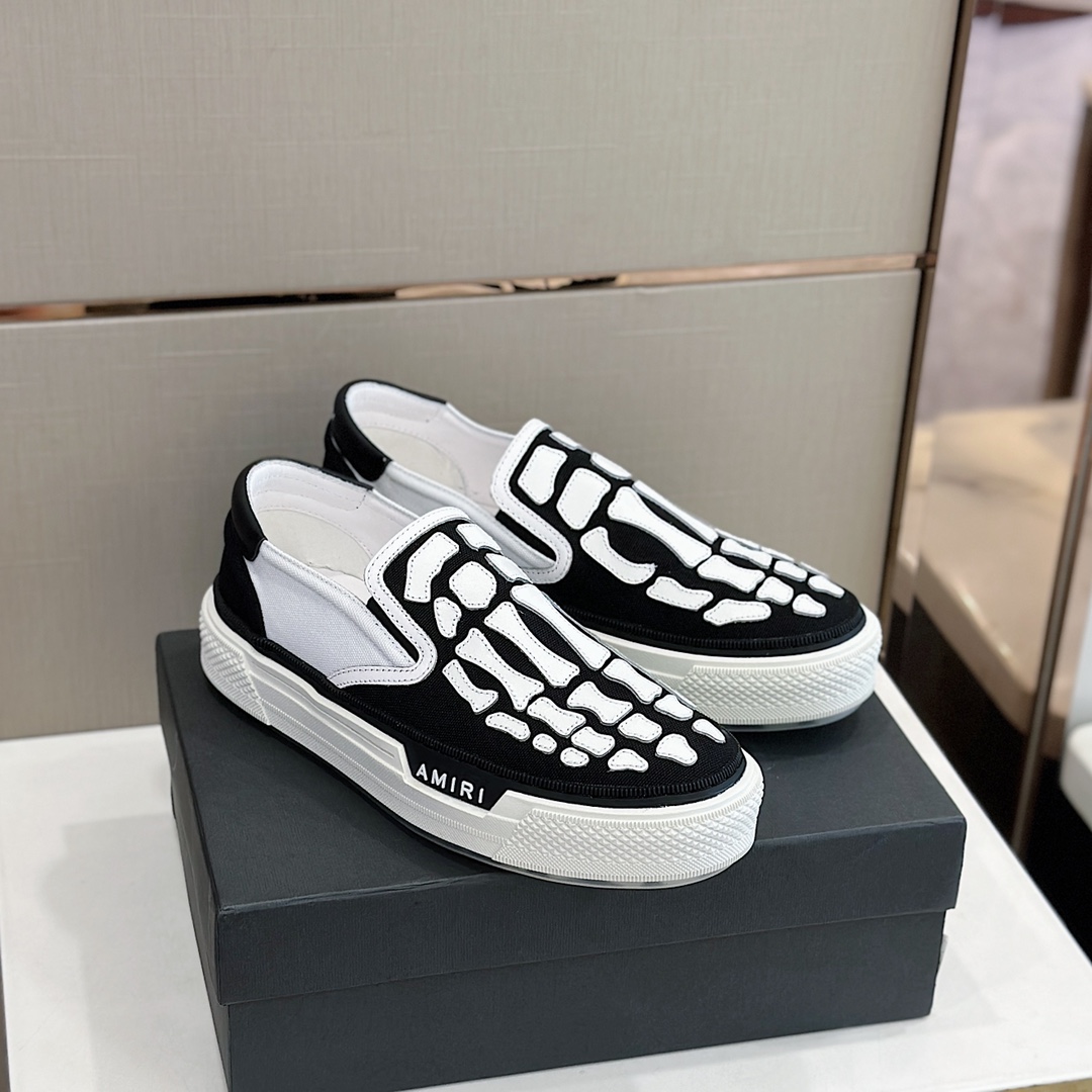 Amiri Skel Top Slip-on Sneakers - DopestKickz