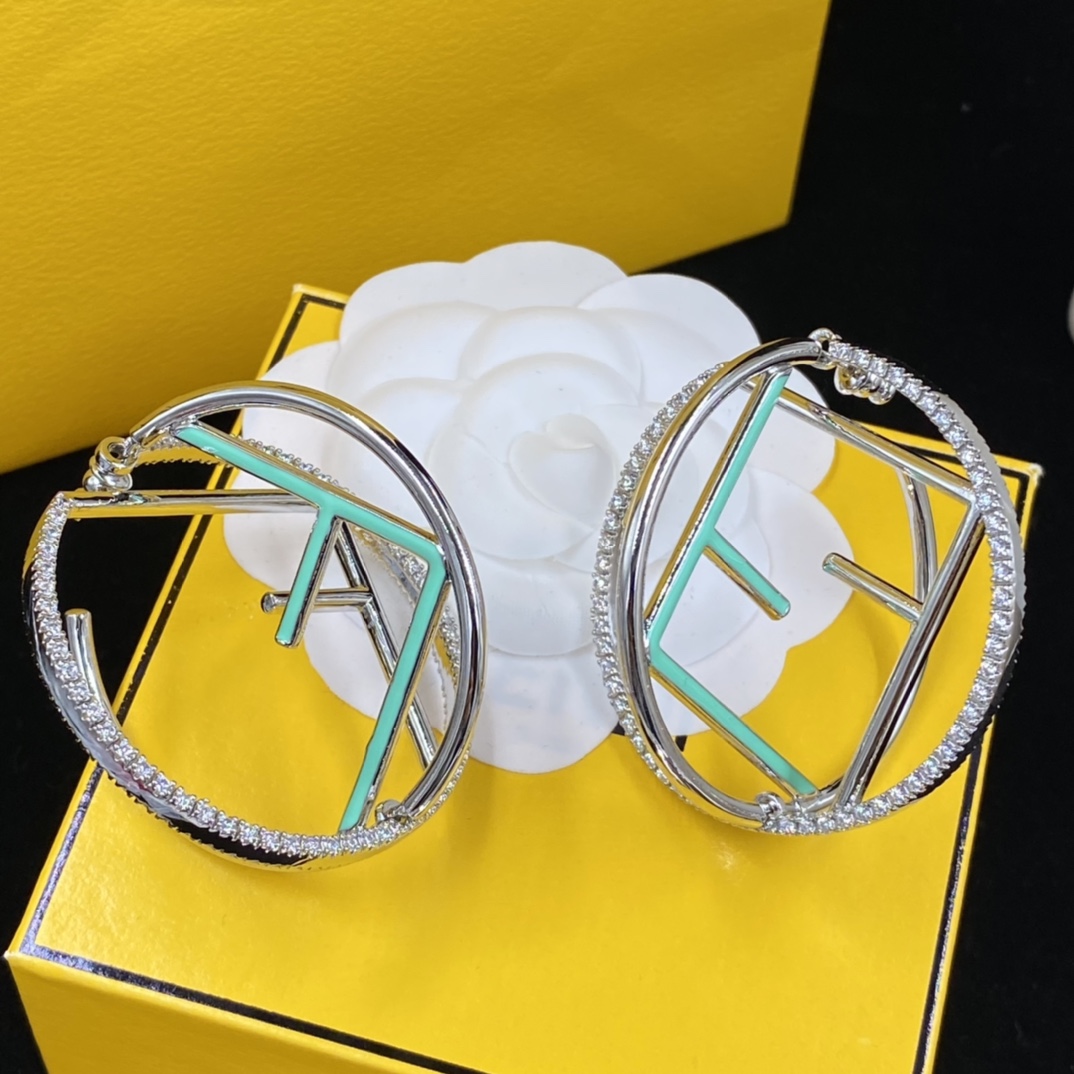 Fendi F is Fendi Earrings - DopestKickz