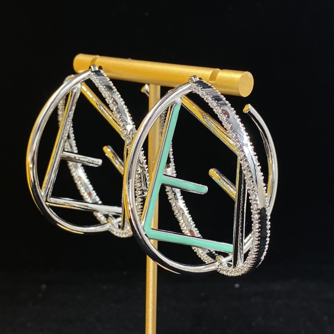 Fendi F is Fendi Earrings - DopestKickz