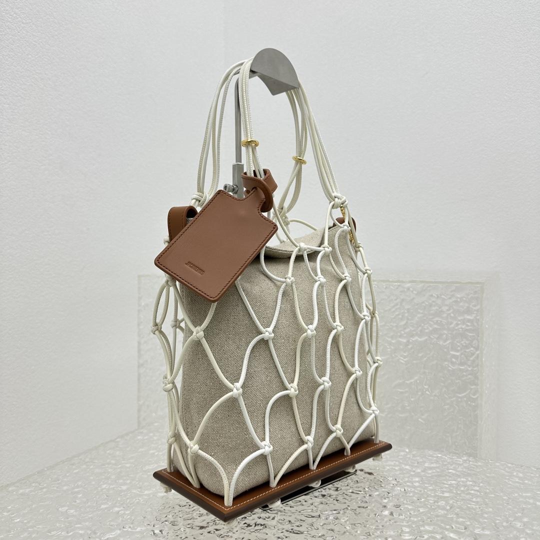 Jacquemus Le Petit Filet Pralu Tote Bag (10x27x21cm) - DopestKickz