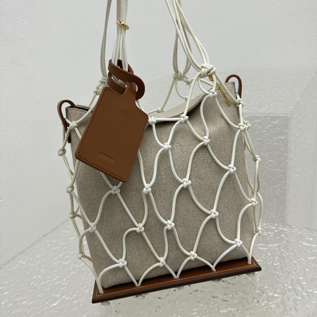 Jacquemus Le Petit Filet Pralu Tote Bag (10x27x21cm) - DopestKickz