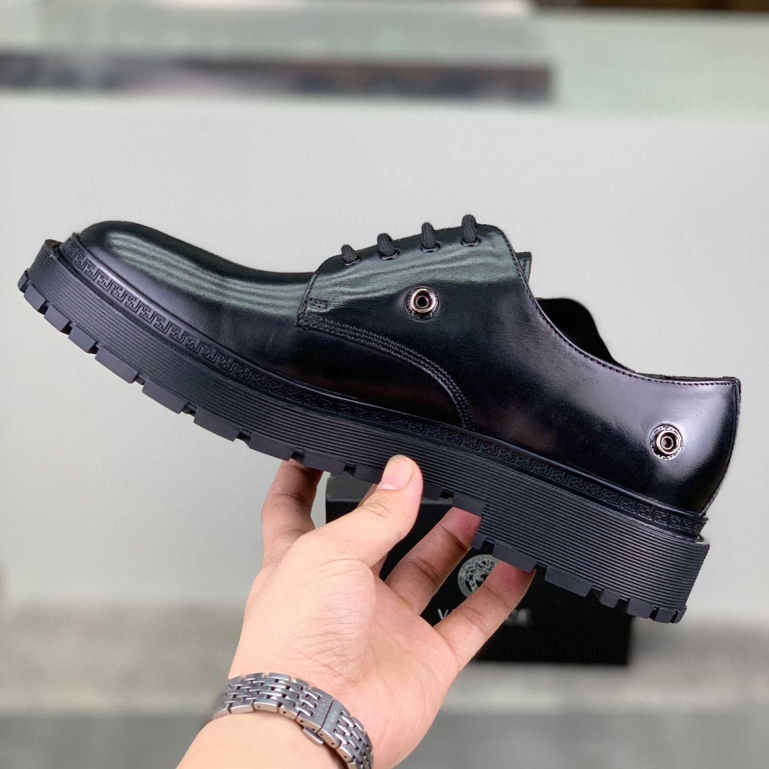 Versace Medusa Head-motif Derby Shoes - DopestKickz