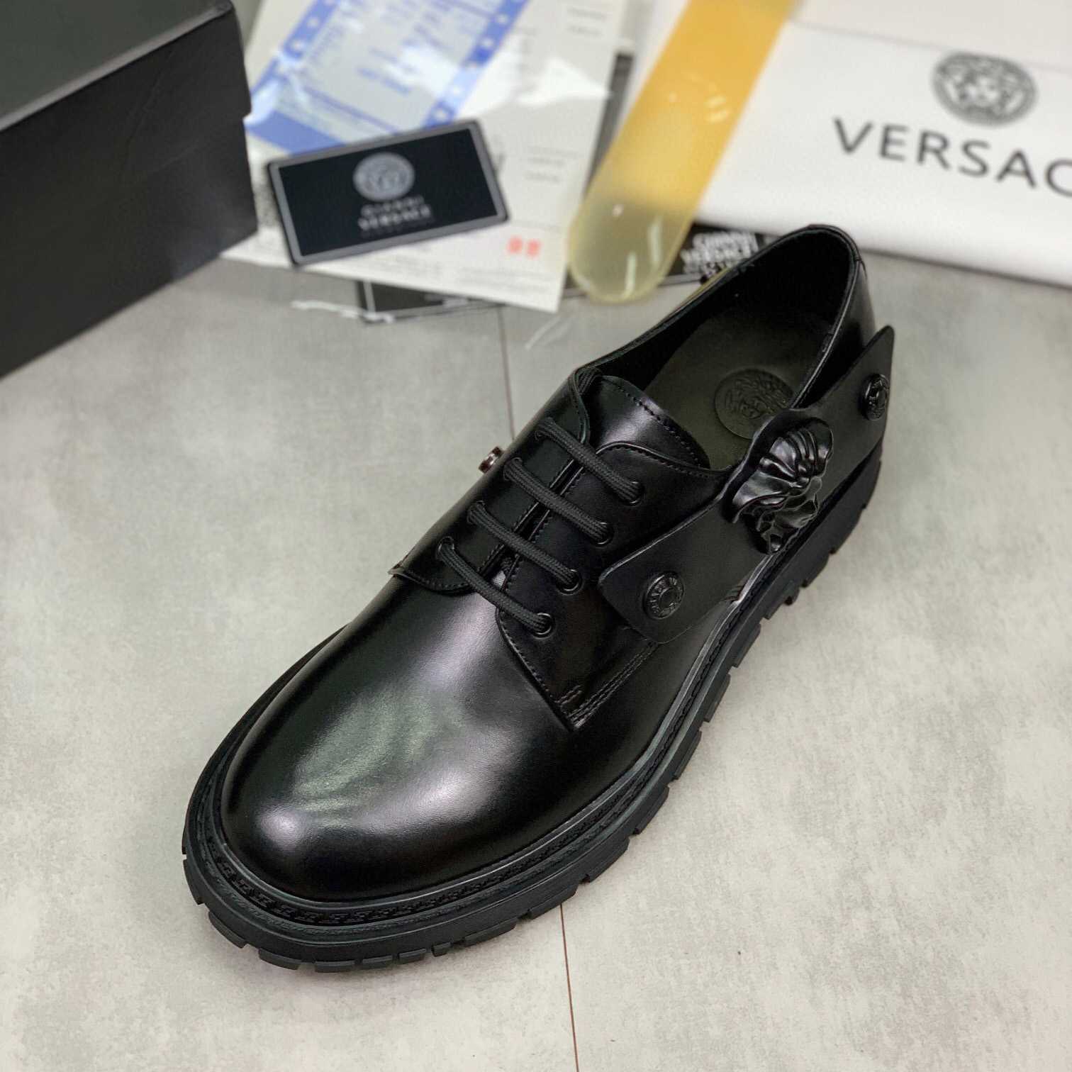 Versace Medusa Head-motif Derby Shoes - DopestKickz