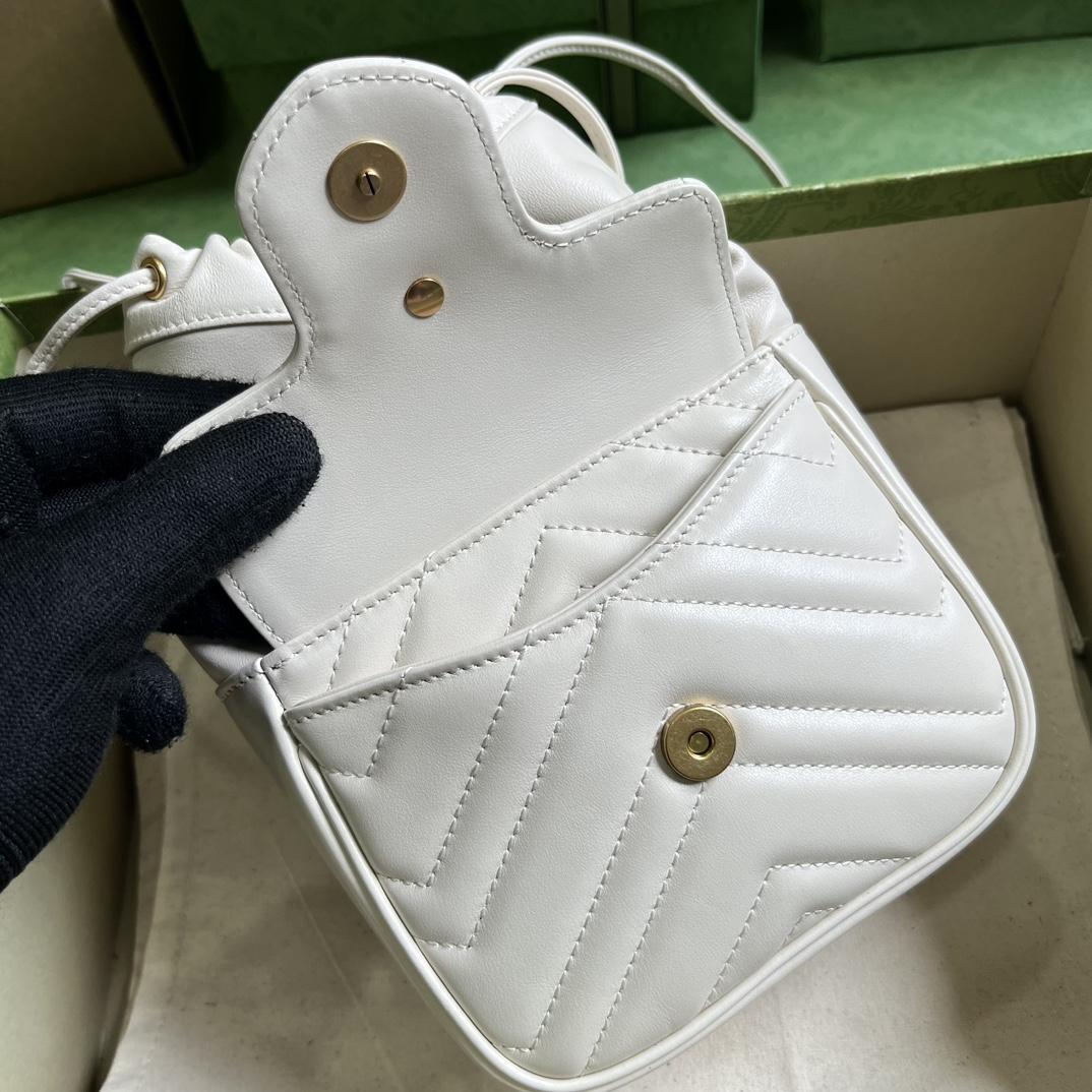 Gucci GG Marmont Mini Bucket Bag - DopestKickz
