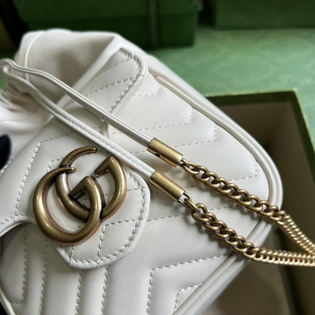 Gucci GG Marmont Mini Bucket Bag - DopestKickz