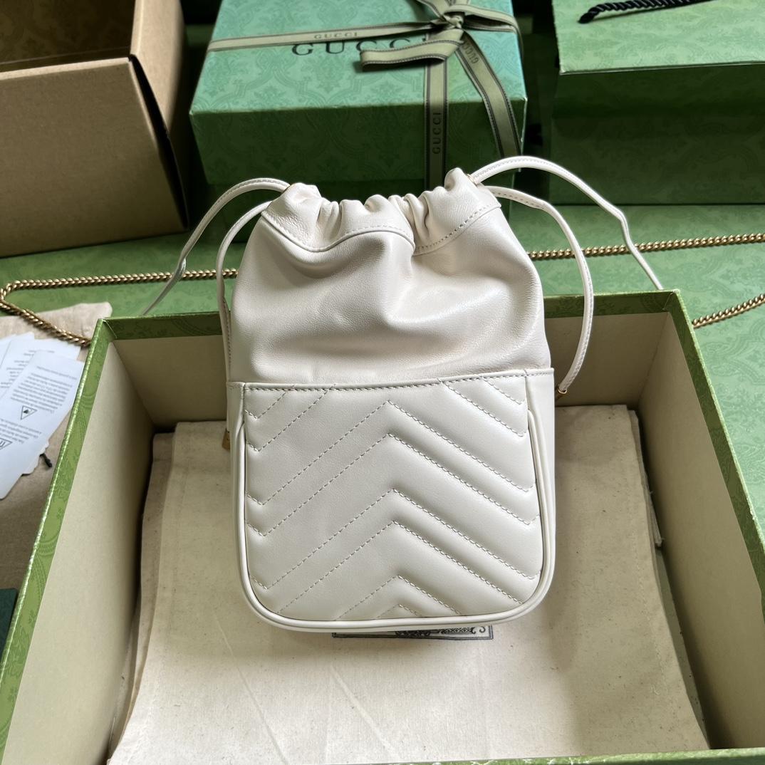 Gucci GG Marmont Mini Bucket Bag - DopestKickz