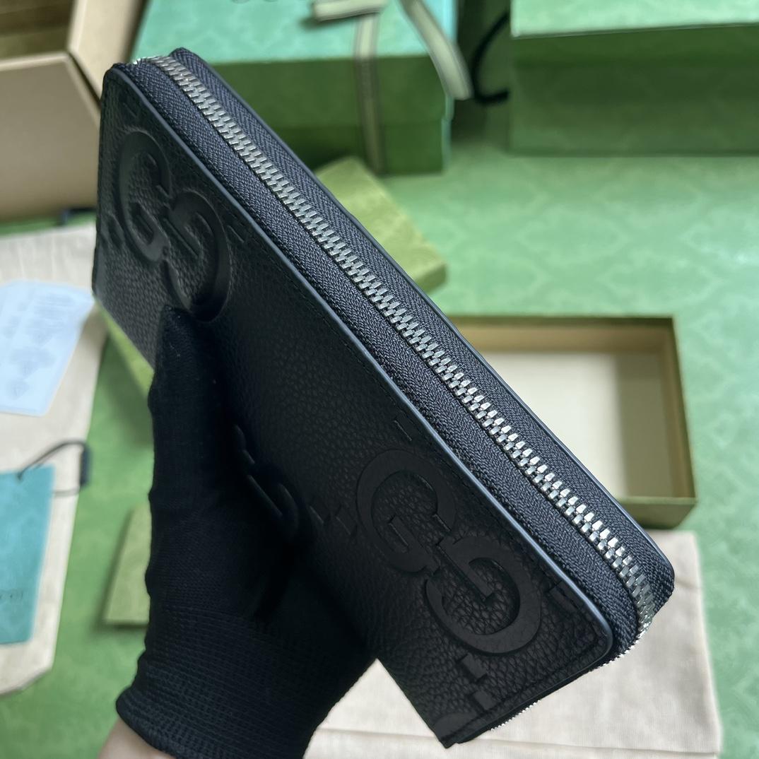 Gucci Jumbo GG Zip Around Wallet(19-10.5-2.5cm) - DopestKickz