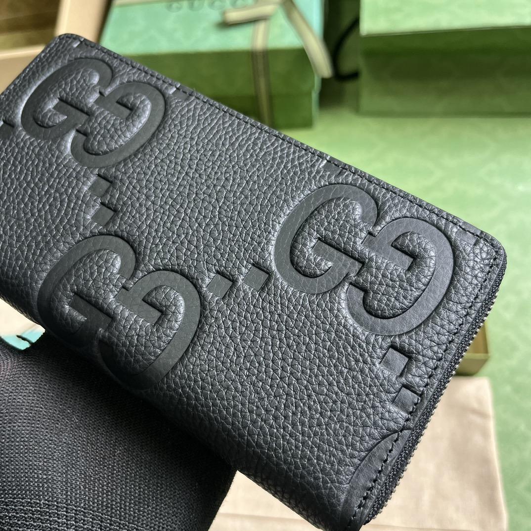Gucci Jumbo GG Zip Around Wallet(19-10.5-2.5cm) - DopestKickz