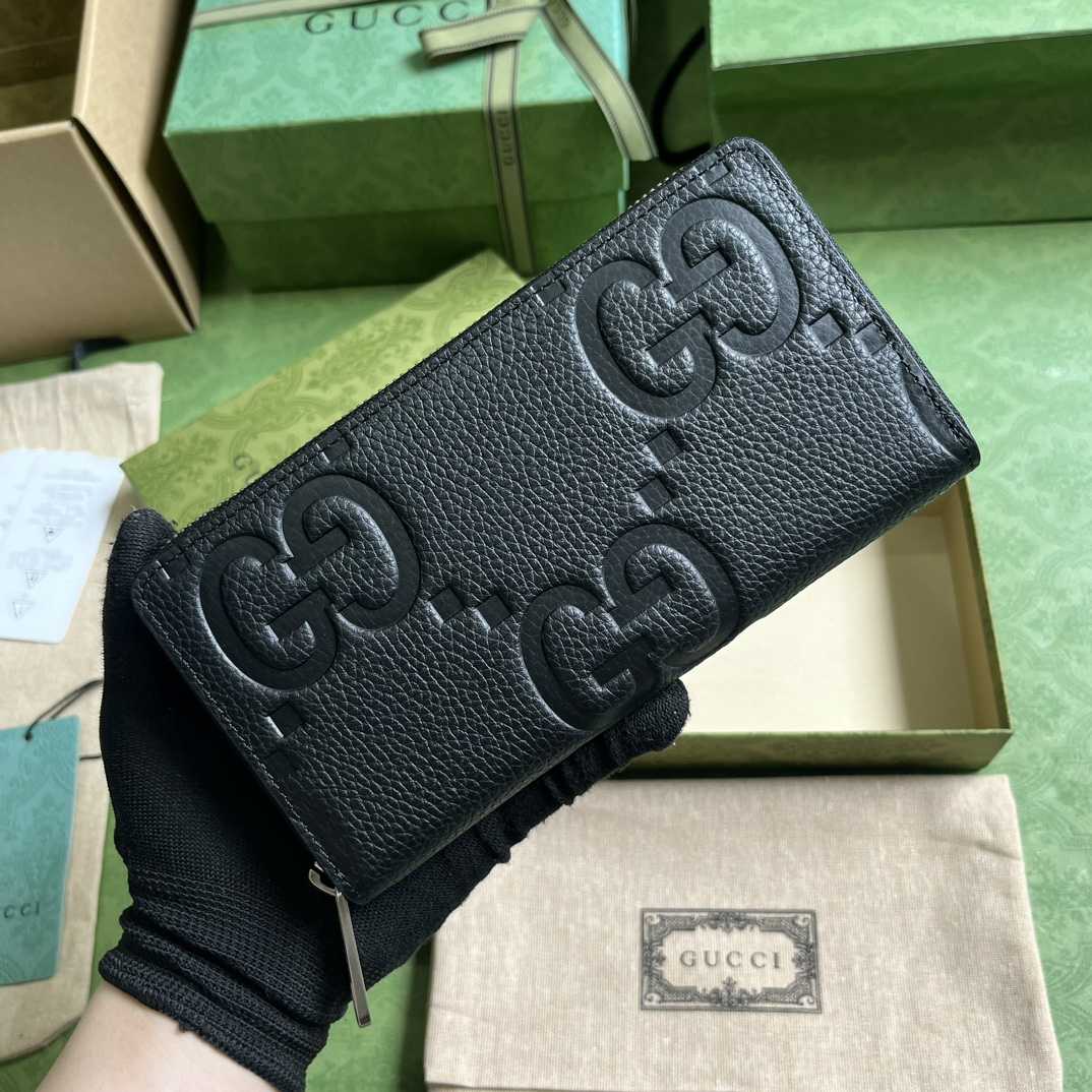 Gucci Jumbo GG Zip Around Wallet(19-10.5-2.5cm) - DopestKickz