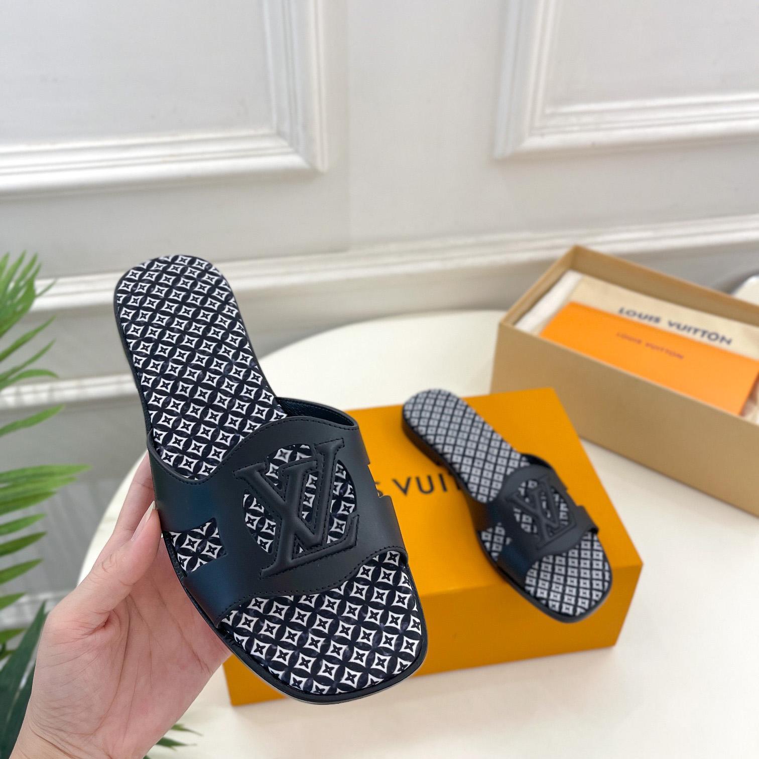 Louis Vuitton LV Isola Flat Mule - DopestKickz