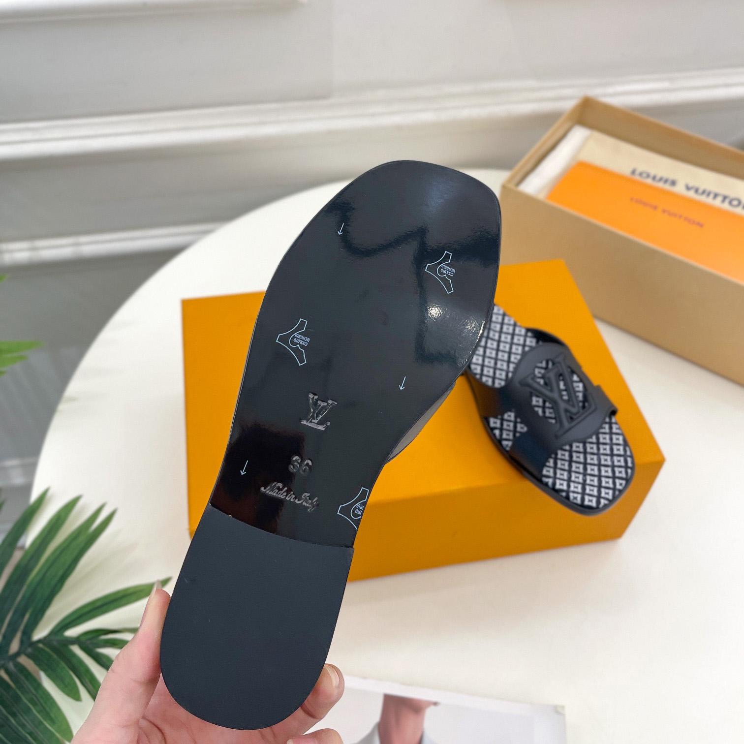 Louis Vuitton LV Isola Flat Mule - DopestKickz