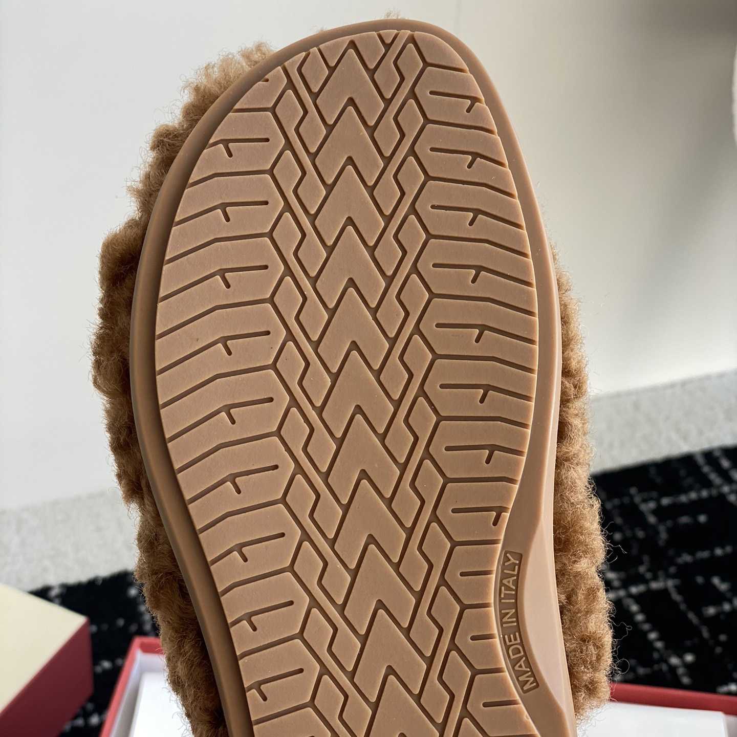Marni Brown Shearling Sabot - DopestKickz