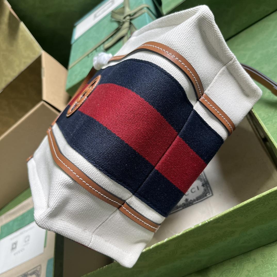 Gucci Mini Interlocking G Tote Bag (22.5x 18.5x 11cm) - DopestKickz