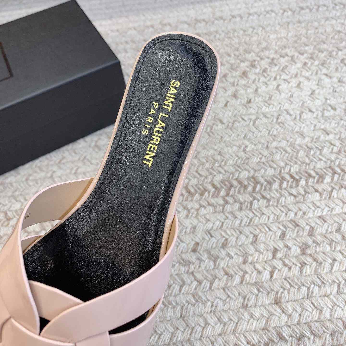 Saint Laurent Tribute Flat Sandals - DopestKickz